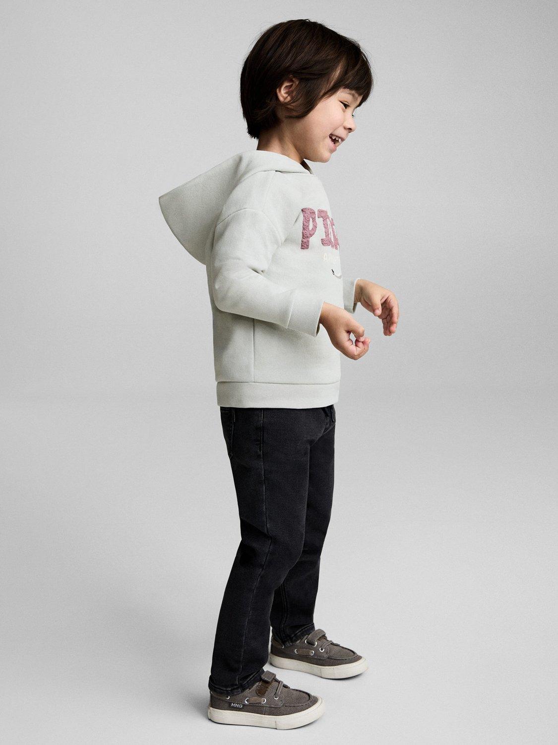 Product image 6 of 7, which shows Mango Kids' Pirate Apprentice Hoodie, Natural White, 2-3 years