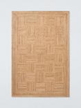John Lewis Parquet Pure Jute Rug, Natural