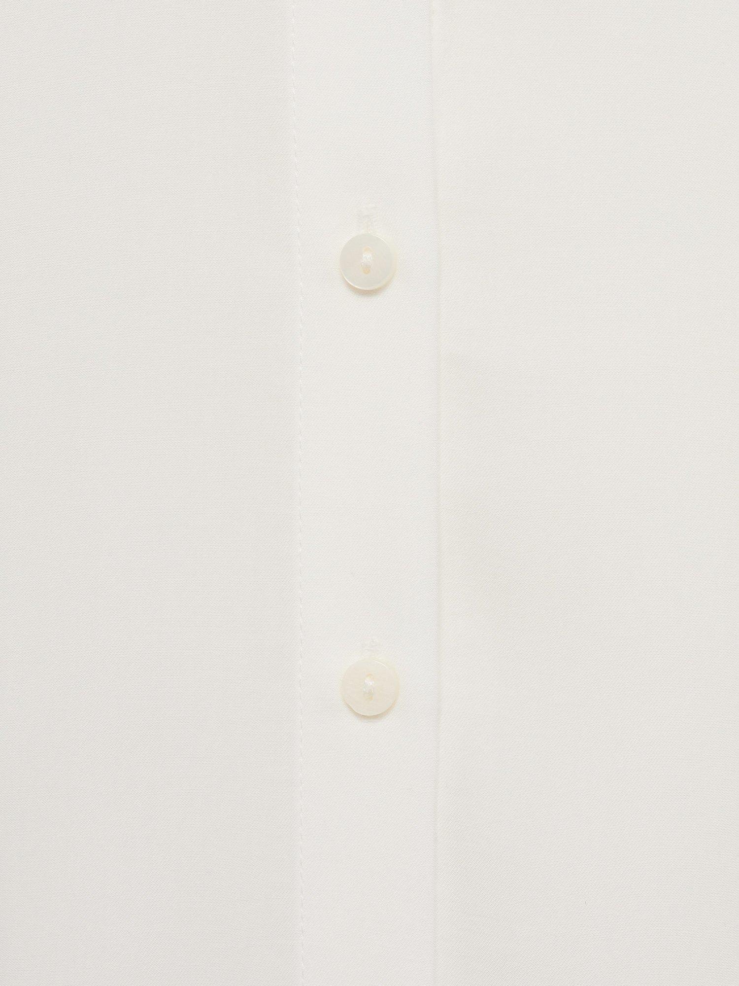 Product image 5 of 8, which shows Mango Lima Shirt, Natural White, 10