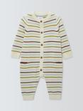 John Lewis Baby Stripe Romper, Multi
