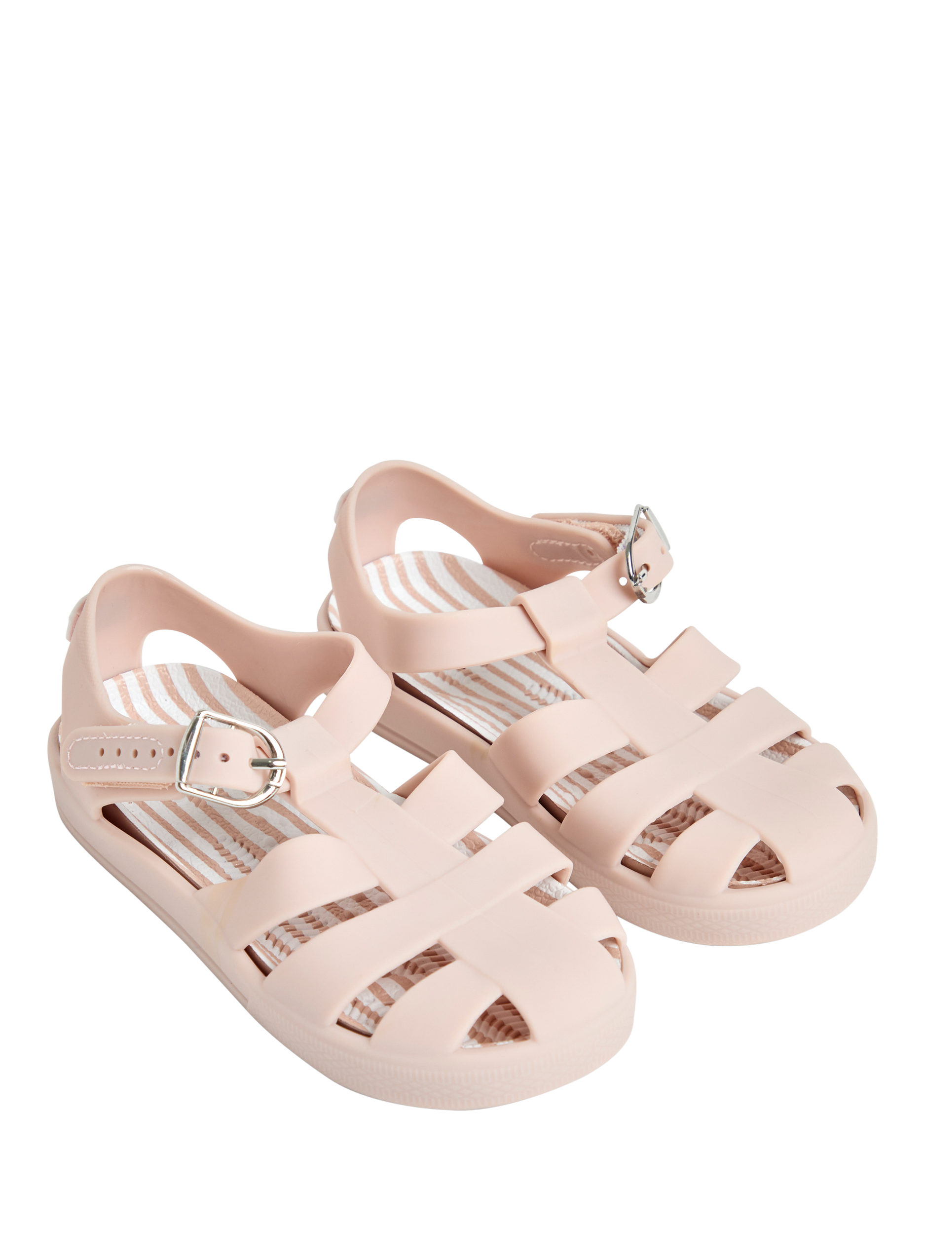 Product image 2 of 4, which shows JoJo Maman Bébé Kids' Jelly Sandals, Neutral, EU21