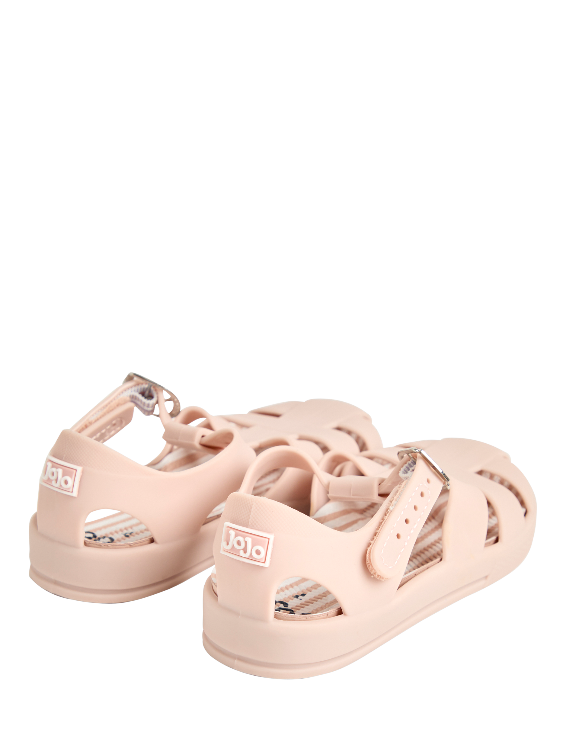 Product image 4 of 4, which shows JoJo Maman Bébé Kids' Jelly Sandals, Neutral, EU21