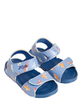 JoJo Maman Bébé Kids' Shark Pattern Sandals, Blue