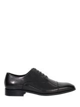 Black Leather Oxfords
