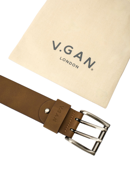 V.GAN Vegan Casual Belt - view 2, Brown