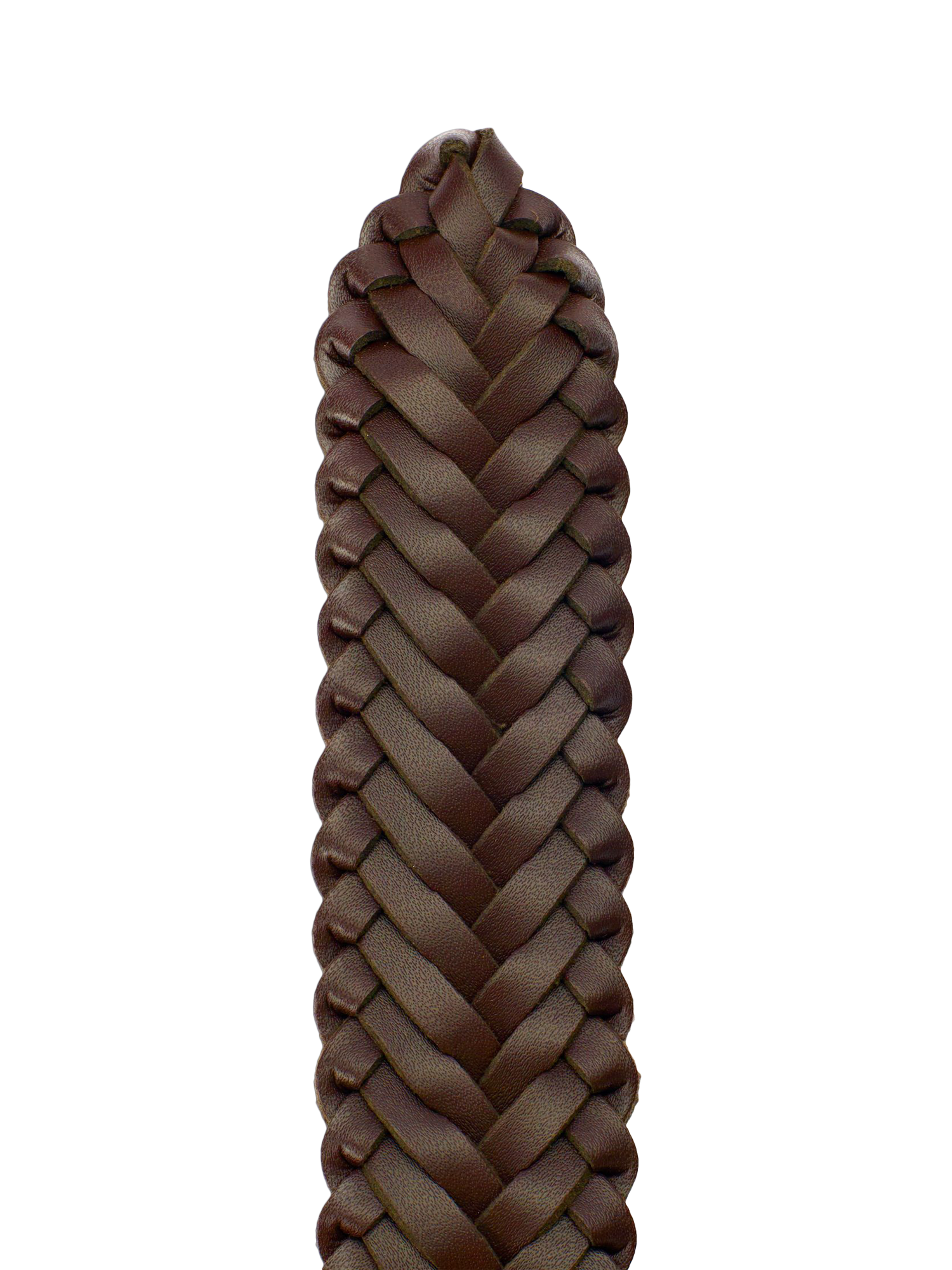 Product image 3 of 3, which shows V.GAN Vegan Weave Belt , Brown, M