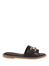 Jones Bootmaker Emillina Leather Buckle Mule Sandals