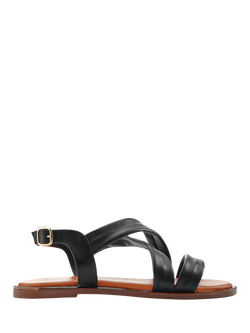 Jones Bootmaker Hali Leather Strappy Sandals, Black