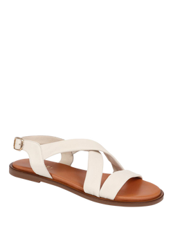 Jones Bootmaker Hali Leather Strappy Sandals - view 2, White