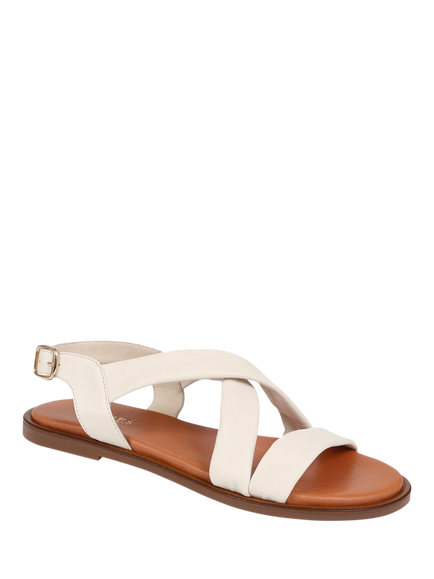 Jones Bootmaker Hali Leather Strappy Sandals - view 2, White