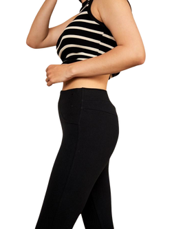 Bshirt Post-Natal Leggings - view 2, Ash Black