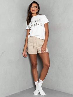 Maya Deluxe Team Bride T-Shirt, White, White