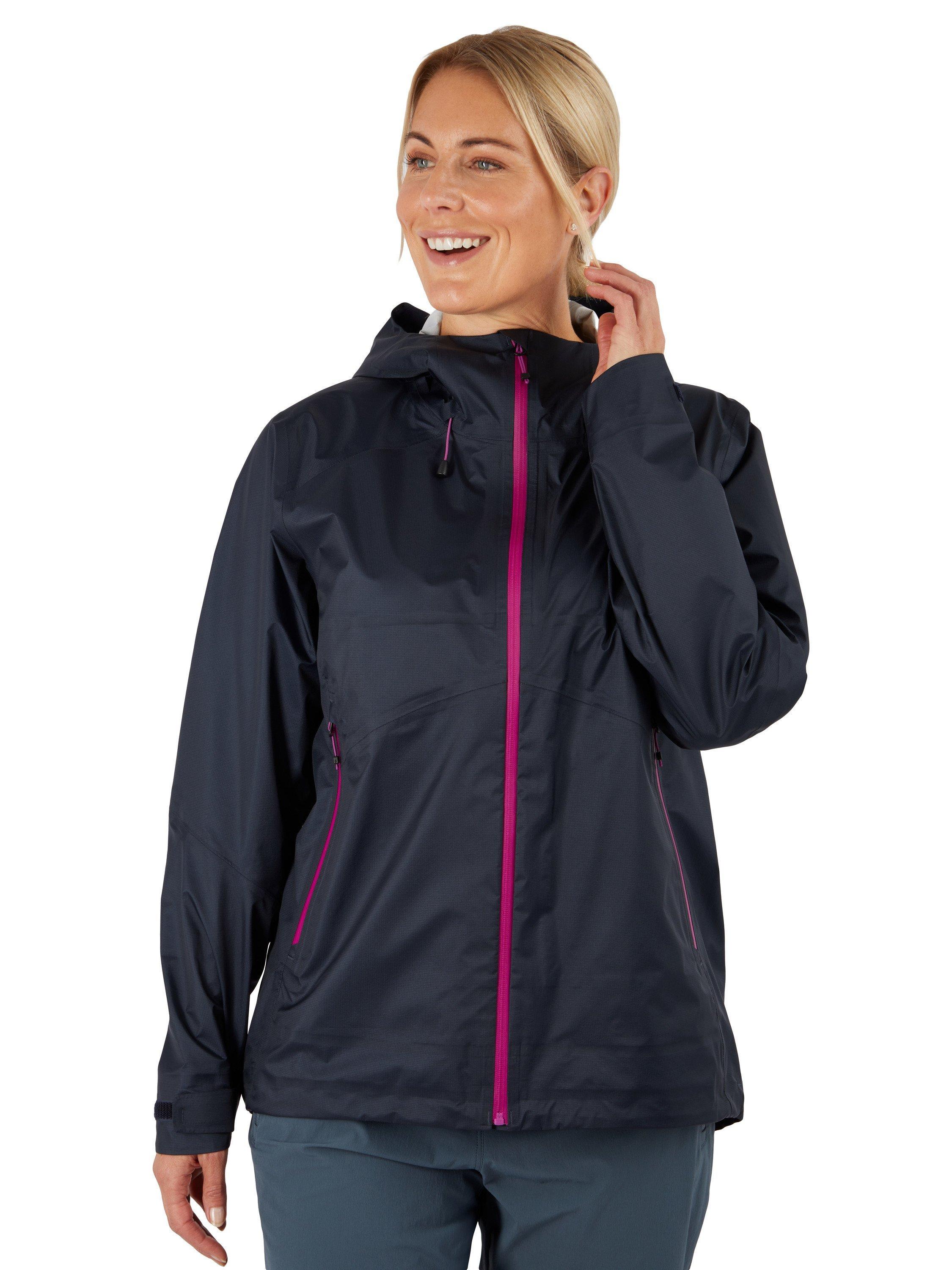 Product image 1 of 10, which shows Rohan Women's Aira Waterproof Jacket, True Navy, M