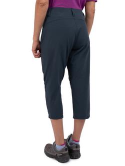Rohan Women's Roamer Capris 3/4 Length Walking Trousers, Storm Blue - view 2, Storm Blue