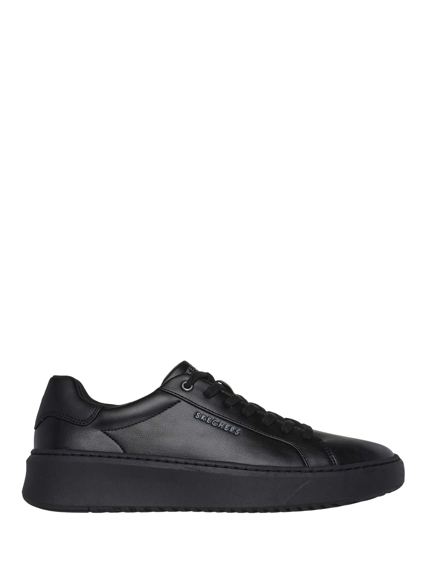 Product image 1 of 4, which shows Skechers Court Break Suit Trainers, Black, 6
