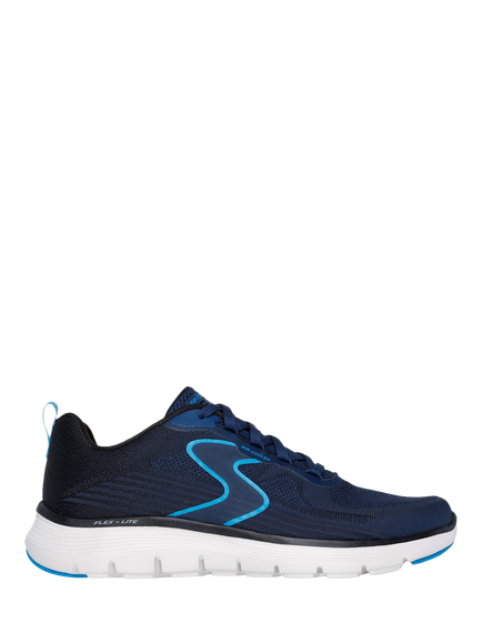 Skechers Flex Advantage 5.0 Spreelo Lace Up Trainers, Navy/Multi, Navy/Multi
