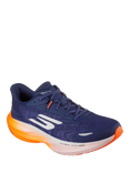 Skechers GO RUN Ride 12 Lace Up Trainers, Navy/Orange