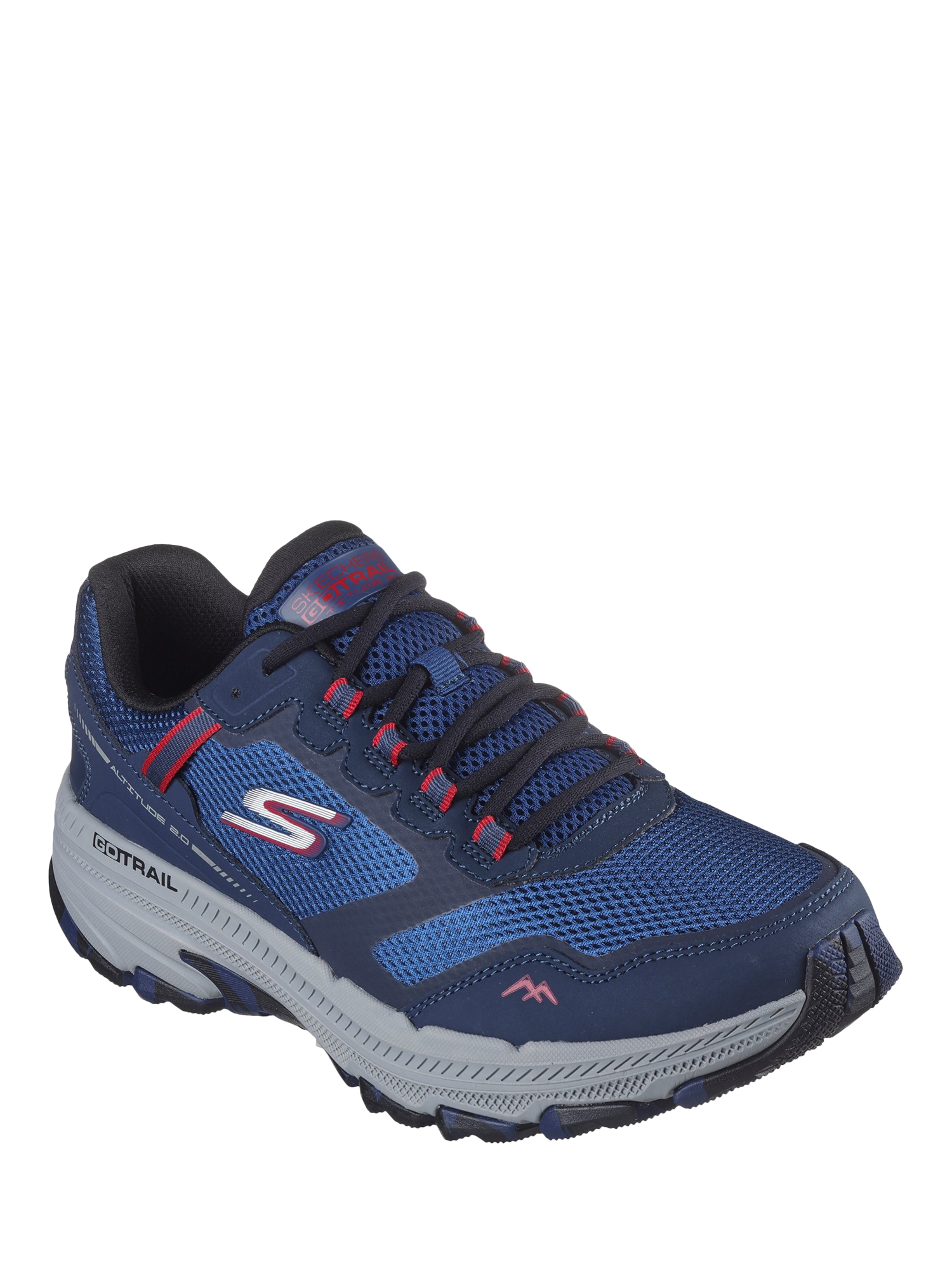 Product image 2 of 4, which shows Skechers GO RUN Trail Altitude 2.0 Marble Rock 3.0 Trainers, Navy, 6