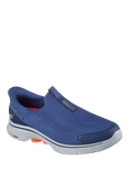 Skechers Hands Free Slip-Ins GO WALK 7 Easy On Evolution Trainers, Navy