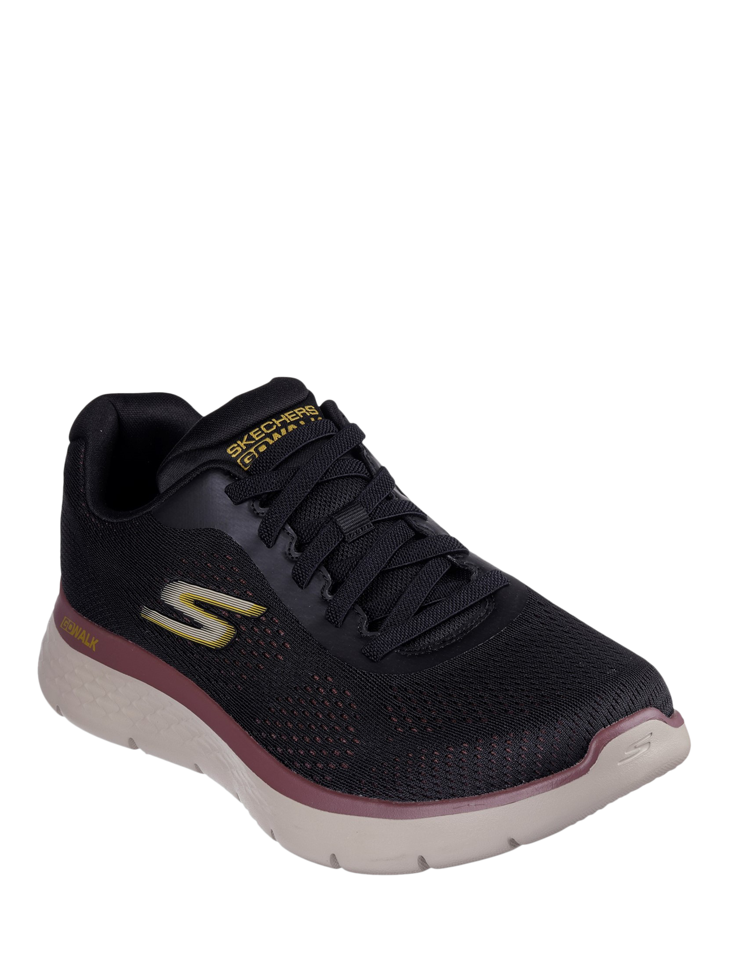 Product image 2 of 2, which shows Skechers GO WALK Flex Trainers, Black, 7