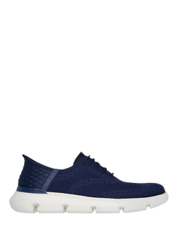Skechers Hands Free Slip-Ins Garza Palma Trainers, Navy, Navy