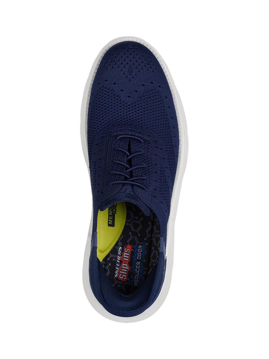 Product image 4 of 4, which shows Skechers Hands Free Slip-Ins Garza Palma Trainers, Navy, 6