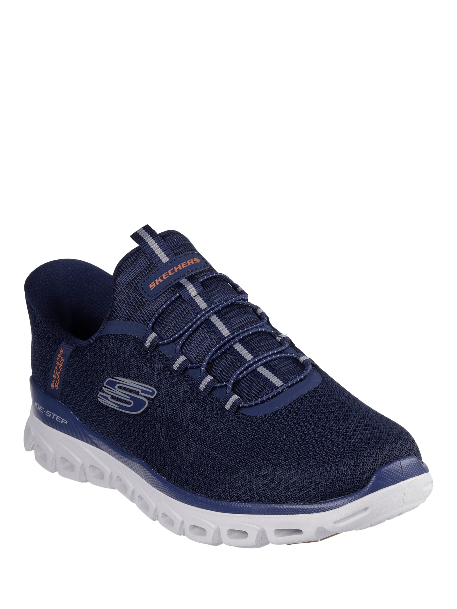 Product image 2 of 4, which shows Skechers Hands Free Slip-Ins Glide-Step Noxus Trainers, Navy, 6