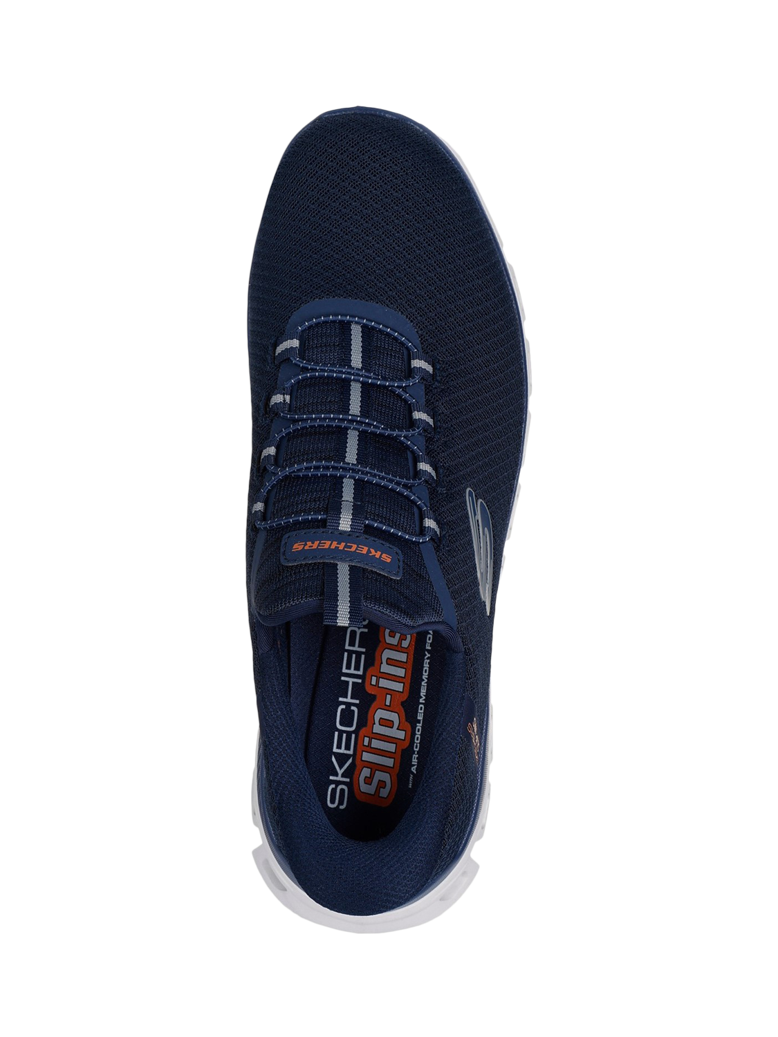 Product image 4 of 4, which shows Skechers Hands Free Slip-Ins Glide-Step Noxus Trainers, Navy, 6