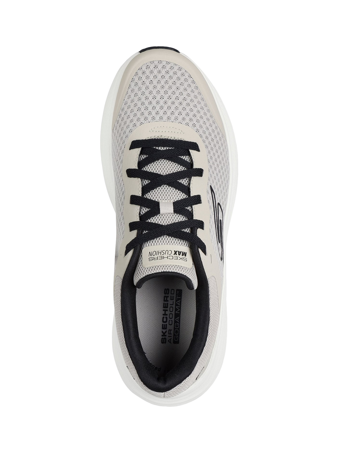 Product image 4 of 4, which shows Skechers Max Cushioning Endeavour Lace Up Trainers, Taupe, 6