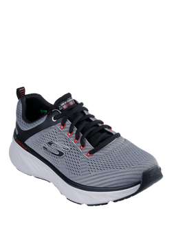 Skechers Relaxed Fit Edgeride Contention Lace Up Trainers - view 2, Charcoal