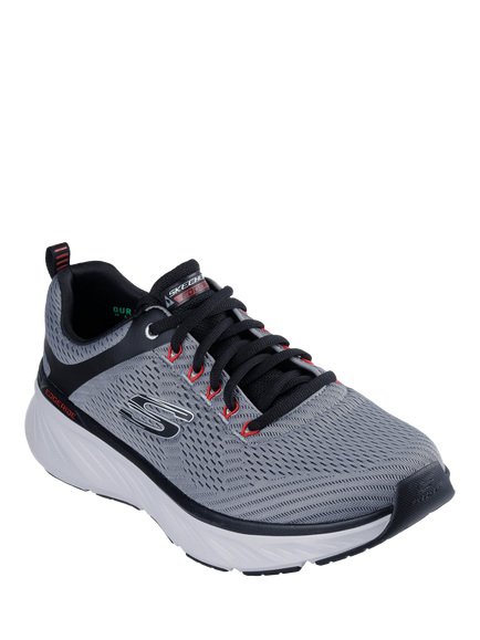 Skechers Relaxed Fit Edgeride Contention Lace Up Trainers - view 2, Charcoal