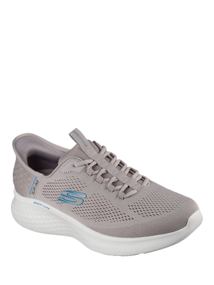 Skechers Skech-Lite Pro Lace Up Trainers - view 2, Taupe