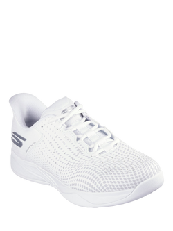 Skechers Hands Free Slip-Ins Relaxed Fit Viper Court Reload Trainers - view 2, White