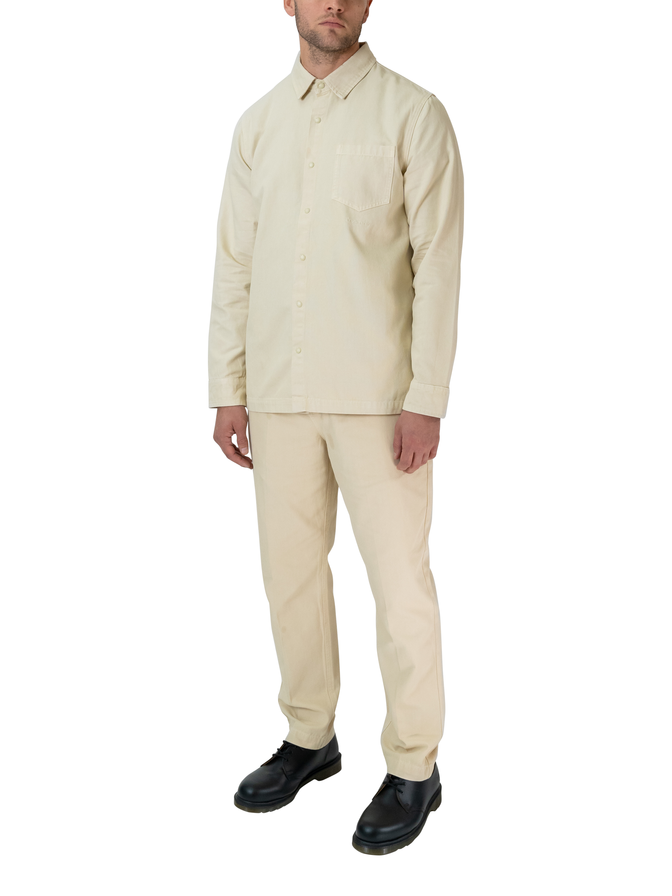 Product image 2 of 6, which shows M.C.Overalls Cotton Canvas Shirt, Palo Santo, XS