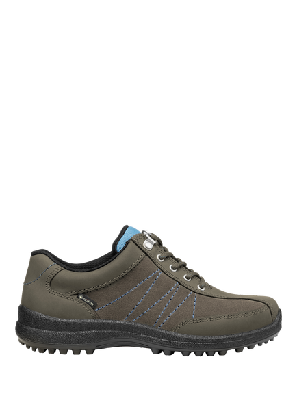 Hotter Mist Wide Fit Gore-Tex Walking Shoes, Smoky Grey/Multi