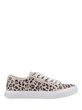 ONLY Nicola Canvas Lace Up Plimsolls, Cream