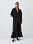 John Lewis Single Breasted Wool Blend Coat