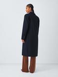 John Lewis Single Breasted Wool Blend Coat