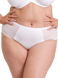 Curvy Kate WonderFully Shorty Knickers, White, White