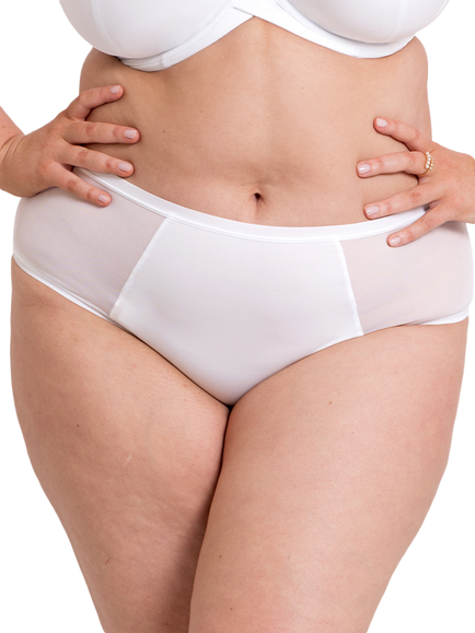 Curvy Kate Wonderfully Short Knickers, White