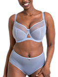 Curvy Kate Victory Side Support Balcony Bra, Periwinkle Blue
