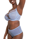 Curvy Kate Victory Side Support Balcony Bra, Periwinkle Blue