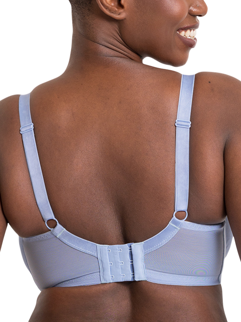 Product image 6 of 6, which shows Curvy Kate Victory Side Support Balcony Bra, Periwinkle Blue, 30D