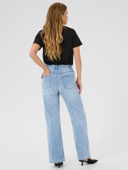 KAFFE Sinem High Waist Jeans, Light Blue Washed - view 2, Light Blue Washed