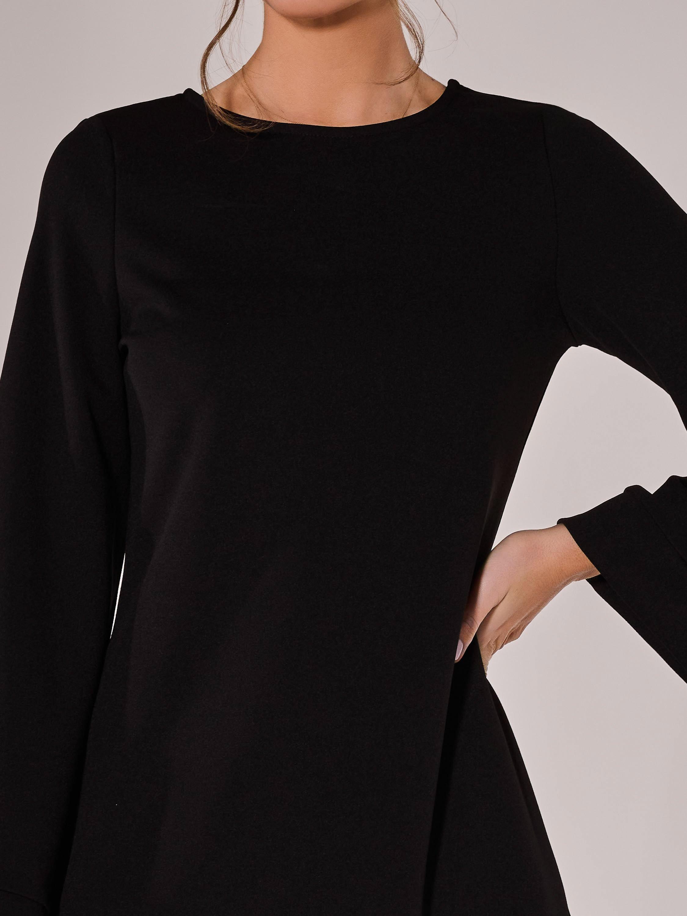 Product image 3 of 7, which shows Jolie Moi Tunic Mini Dress, Black, 8