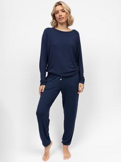 Cyberjammies Slouch Long Pyjama Set, Navy, Navy