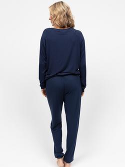 Cyberjammies Slouch Long Pyjama Set, Navy - view 2, Navy