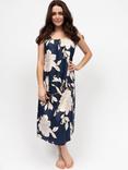 Cyberjammies Auburn Floral Nightdress, Navy