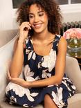 Cyberjammies Auburn Floral Nightdress, Navy