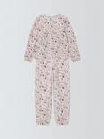 John Lewis Kids' Floral Mushroom Long Pyjama Set, Natural